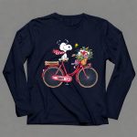 Kansas City Chiefs Snoopy Bicycle Flowers 6 Long Sleeves