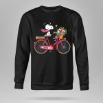 Kansas City Chiefs Snoopy Bicycle Flowers 9 Sweatshirt