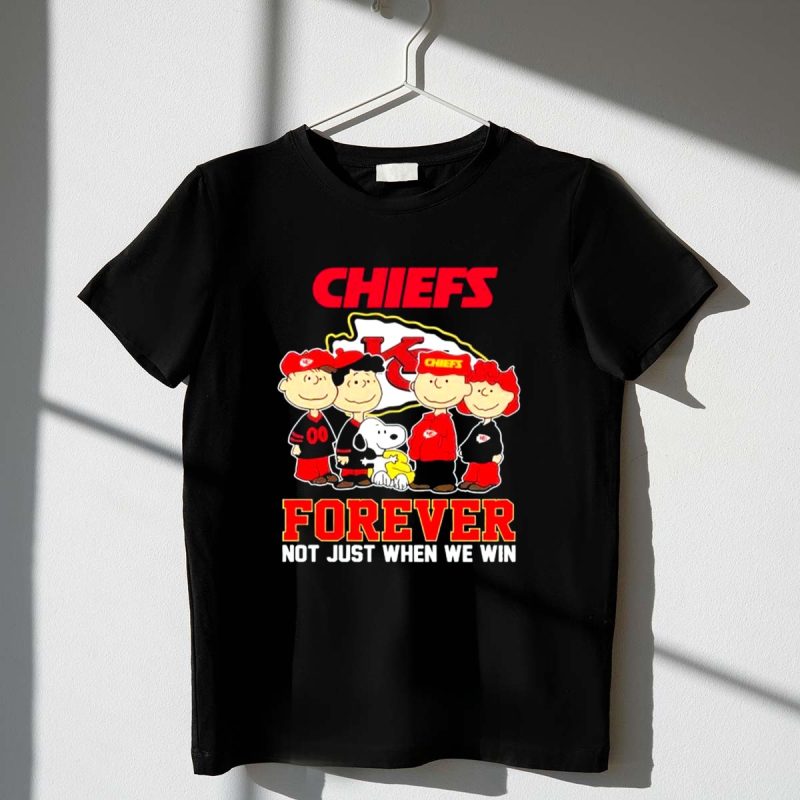 Kansas City Chiefs Snoopy Friends Forever Not Just When 1 T Shirt
