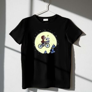 Kansas City Royals Halloween Moonlit Bicycle Ride with Snoopy and Woodstock 1 T Shirt 1.jpg