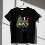Kansas City Royals Merry Christmas Tree With Snoopy And Peanuts Characters 1 T Shirt 1.jpg