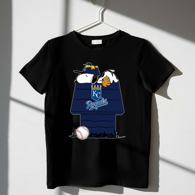 Kansas City Royals Snoopy And Woodstock Resting Together 1 T Shirt 1.Jpg