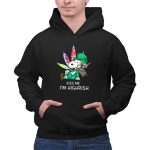 Kiss Me Im Highrish Snoopy with Leprechaun Hat and Cannabis Leaves 2 Hoodie