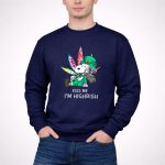 Kiss Me Im Highrish Snoopy with Leprechaun Hat and Cannabis Leaves 3 Sweatshirt