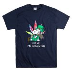 Kiss Me Im Highrish Snoopy with Leprechaun Hat and Cannabis Leaves T Shirt 7
