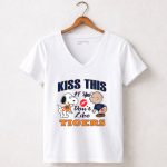 Kiss This If You Dont Like Auburn Tigers Snoopy Baby 5 Womens V Neck.jpg