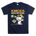 Knicks Make Me Drink Snoopy New York Knicks Fans T Shirt 7
