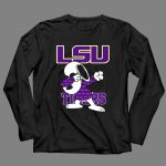 LSU Tigers Snoopy Dabbing 4 Long Sleeves 1.jpg