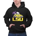LSU Tigers X Snoopy and Woodstock driving car 2 Hoodie 1.jpg