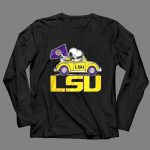 LSU Tigers X Snoopy and Woodstock driving car 4 Long Sleeves 1.jpg