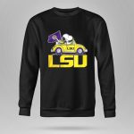 LSU Tigers X Snoopy and Woodstock driving car 9 Sweatshirt 1.jpg