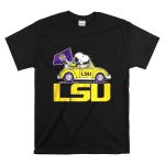 LSU Tigers X Snoopy and Woodstock driving car T Shirt 6 1.jpg