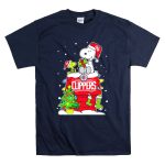 La Clippers Snoopy Christmas Holiday Scene T Shirt 7