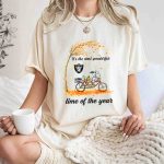 Las Vegas Raiders Autumn Bike Snoopy Its The Most Wonderful Time Of The Year T Shirt T Shirt 7