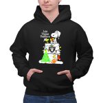 Las Vegas Raiders NFL Christmas Snoopy and Woodstock with Tree and Football 2 Hoodie