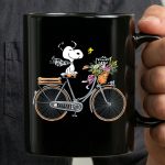 Las Vegas Raiders Snoopy Bicycle Adventure with Woodstock and Flowers 3 mug.jpg