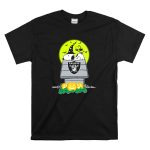 Las Vegas Raiders Snoopy Halloween Peanuts Pumpkin Patch Moon Scene T Shirt 6