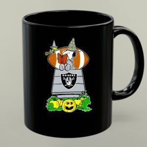 Las Vegas Raiders Snoopy Halloween Witch Pumpkin Football Doghouse 1 mug.jpg