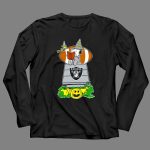 Las Vegas Raiders Snoopy Halloween Witch Pumpkin Football Doghouse 4 Long Sleeves