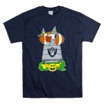 Las Vegas Raiders Snoopy Halloween Witch Pumpkin Football Doghouse T Shirt 7