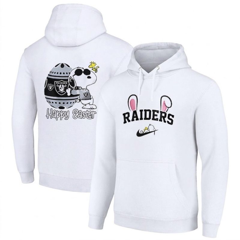 Las Vegas Raiders X Peanuts Snoopy Happy Easter Hoodie 1.Jpg
