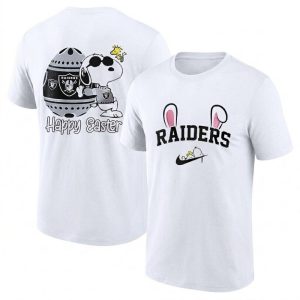 Las Vegas Raiders x Peanuts Snoopy Happy Easter T shirt 1.jpg