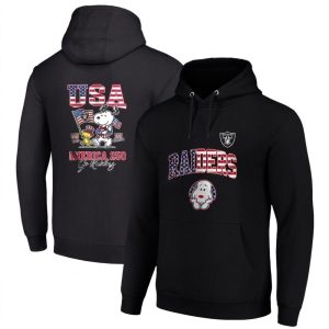 Las Vegas Raiders x Peanuts Snoopy USA America 250th anniversary AOP Hoodie 1.jpg