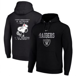 Las Vegas Raiders x Peanuts Snoopy never underestimate a wom hoodie.jpg