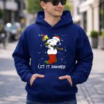 Let It Snoopy Snoopy in Christmas Sock with Santa Hat and Present 8 Hoodie 1.jpg