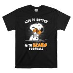 Life Is Better With Bears Football Snoopy Hugging T Shirt 6