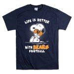 Life Is Better With Bears Football Snoopy Hugging T Shirt 7