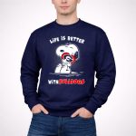 Life Is Better With Bulldogs Snoopy Hugging Georgia Helmet 3 Sweatshirt.jpg