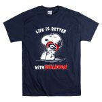 Life Is Better With Bulldogs Snoopy Hugging Georgia Helmet T Shirt 7.jpg
