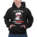 Life Is Better With Patriots Football Snoopy Hugging Helmet 2 Hoodie