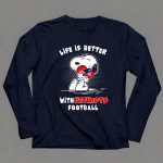 Life Is Better With Patriots Football Snoopy Hugging Helmet 6 Long Sleeves