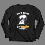 Life Is Better With Tigers Football Snoopy Lsu Tigers Helmet 4 Long Sleeves 1.jpg