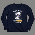 Life Is Better With Tigers Football Snoopy Lsu Tigers Helmet 6 Long Sleeves 1.jpg