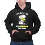 Life Is Better With Vikings Football Snoopy Hugging Helmet 2 Hoodie