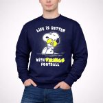 Life Is Better With Vikings Football Snoopy Hugging Helmet 3 Sweatshirt
