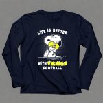 Life Is Better With Vikings Football Snoopy Hugging Helmet 6 Long Sleeves