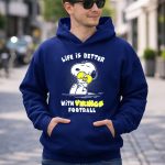 Life Is Better With Vikings Football Snoopy Hugging Helmet 8 Hoodie