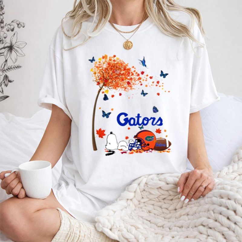 Life Is Better With Florida Gators Snoopy Helmet Football Tree Butterflies 1 T Shirt.jpg