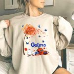 Life Is Better with Florida Gators Snoopy Helmet Football Tree Butterflies 3 Sweatshirt.jpg