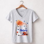 Life Is Better with Florida Gators Snoopy Helmet Football Tree Butterflies 7 Womens V Neck.jpg