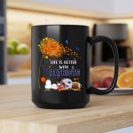 Life Is Better with Patriots New England Football Autumn Leaves and Snoopy 2 mug.jpg