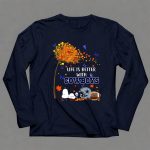 Life is Better with Cowboys Snoopy Dallas Football Autumn 6 Long Sleeves