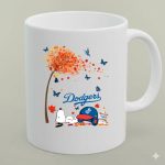 Life is Better with Dodgers Autumn Leaves Snoopy Baseball Cap and Ball 1 mug 1.jpg
