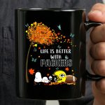 Life is Better with Packers Green Bay Football Autumn Snoopy Leaves 3 mug.jpg
