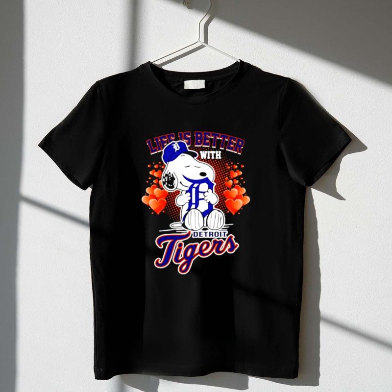 Life Is Better With Detroit Tigers Snoopy 1 T Shirt.jpg