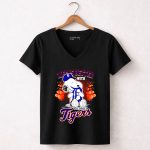 Life is better with Detroit Tigers Snoopy 7 Womens V Neck.jpg
